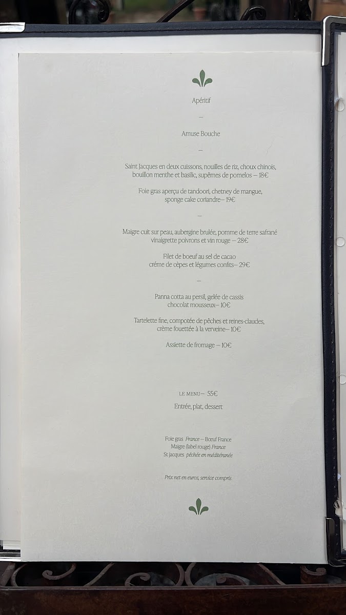 Menu Restaurant 'au Château'-6