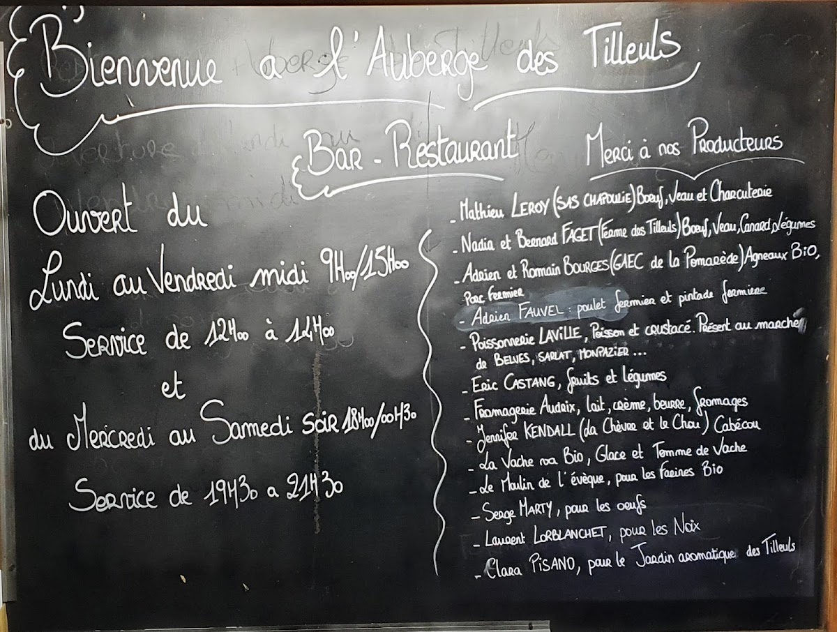 Menu Restaurant Auberge Des Tilleuls-2