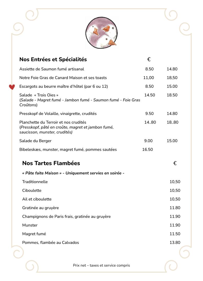 Menu Restaurant Aux Trois Geese-2