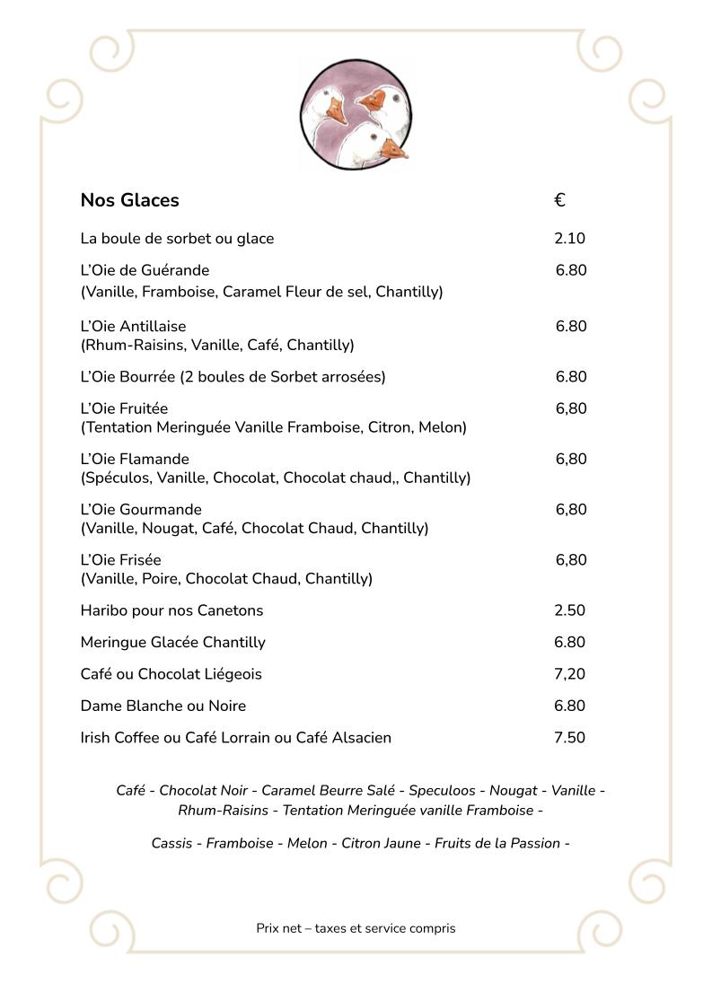 Menu Restaurant Aux Trois Geese-4
