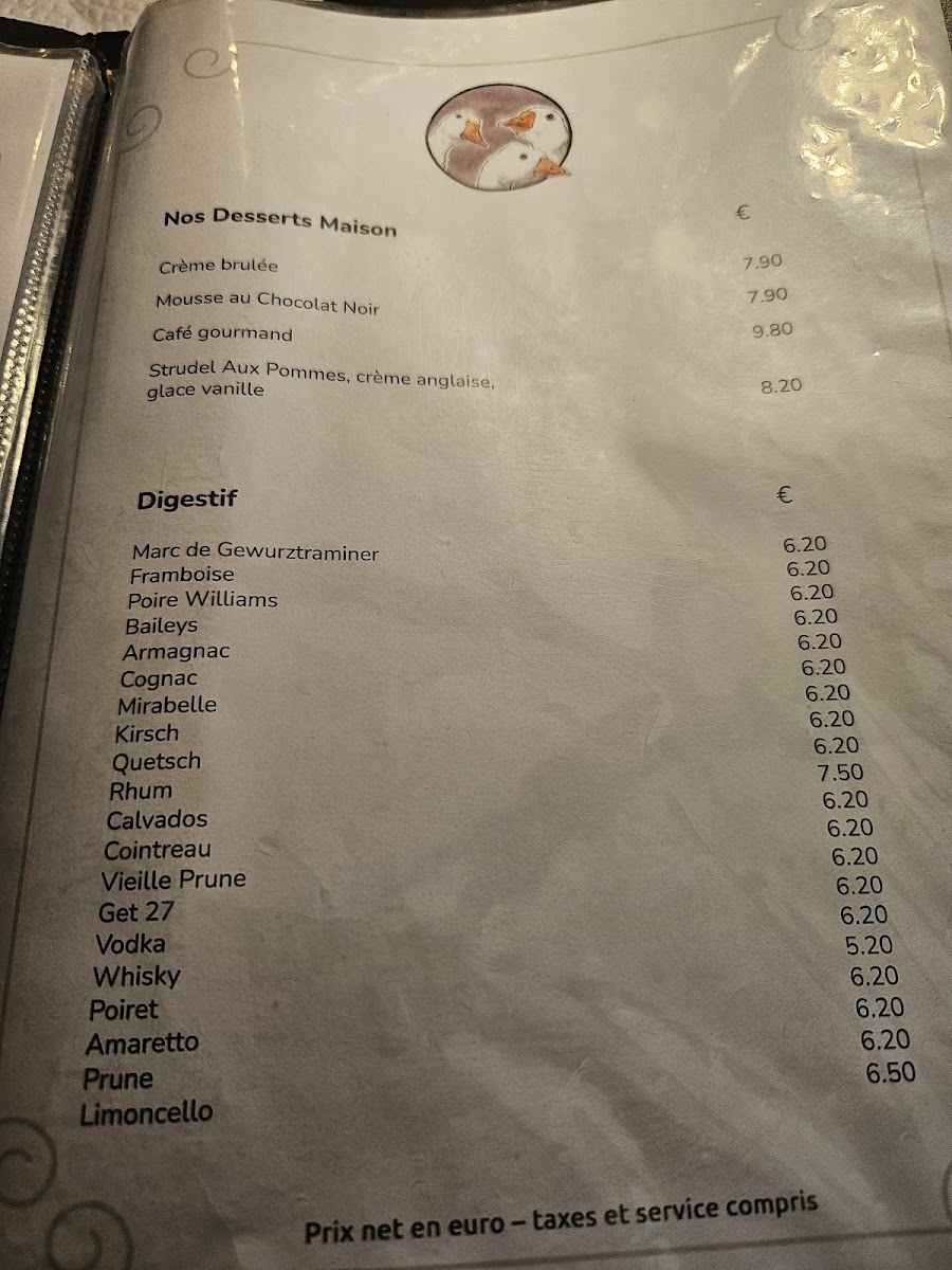 Menu Restaurant Aux Trois Geese-5
