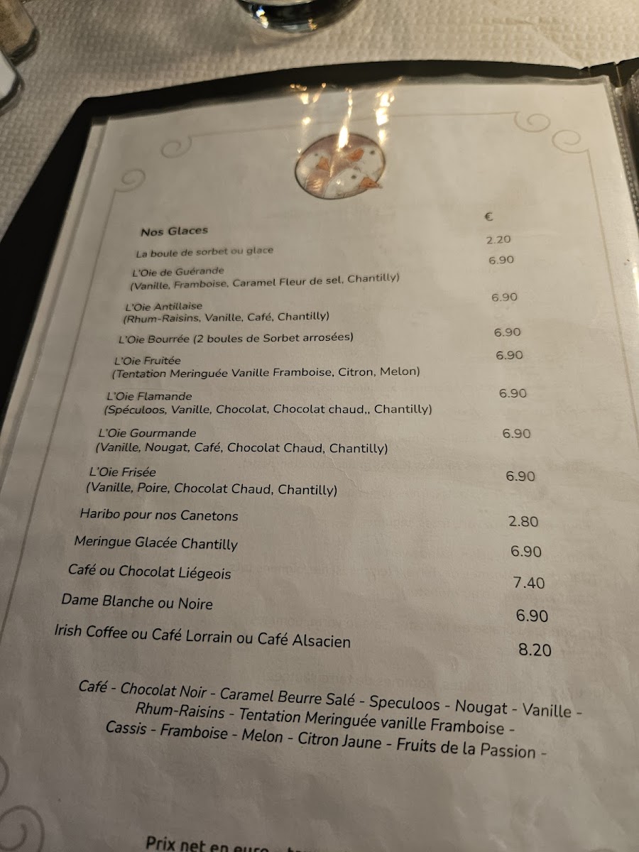 Menu Restaurant Aux Trois Geese-8
