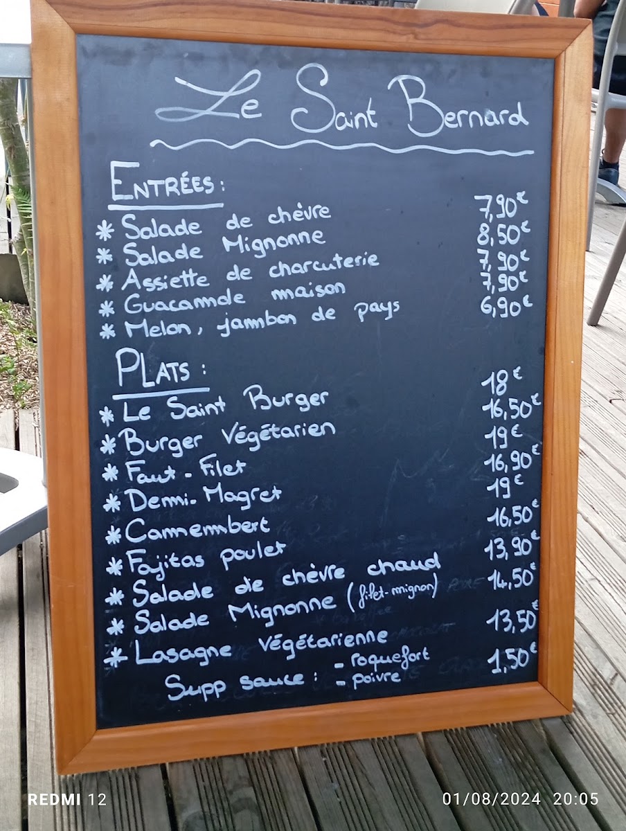 Menu Restaurant Bar Le Saint Bernard-3