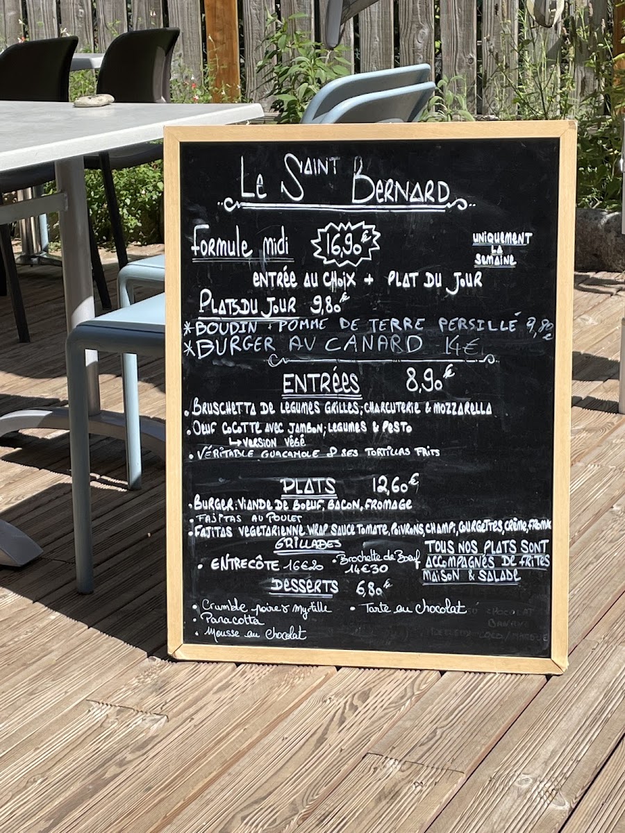 Menu Restaurant Bar Le Saint Bernard-4