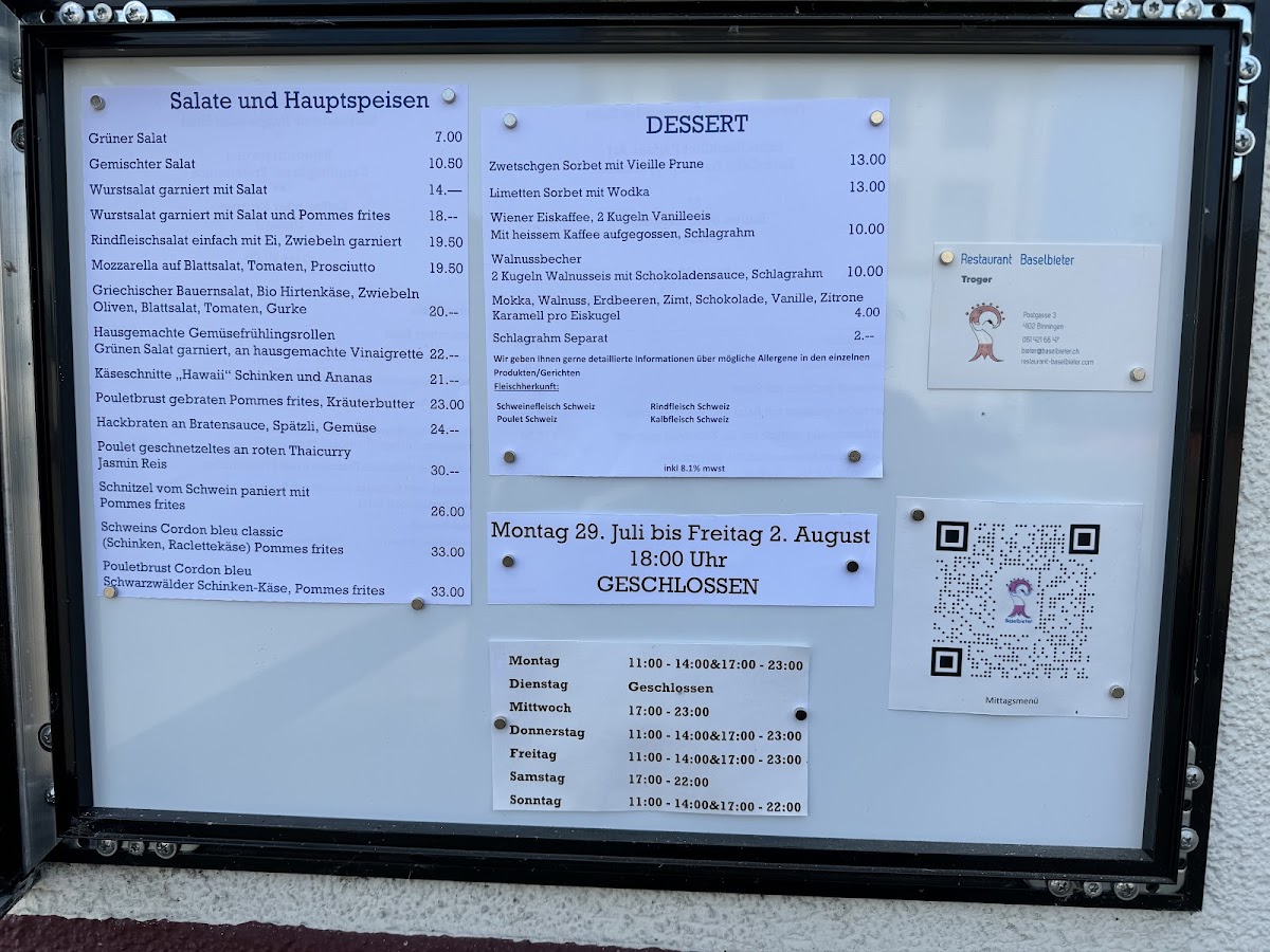 Menu Restaurant Baselbieter-1