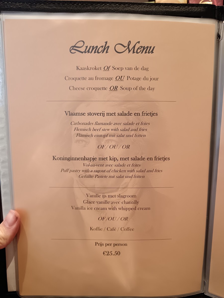 Menu Restaurant Beethoven-5