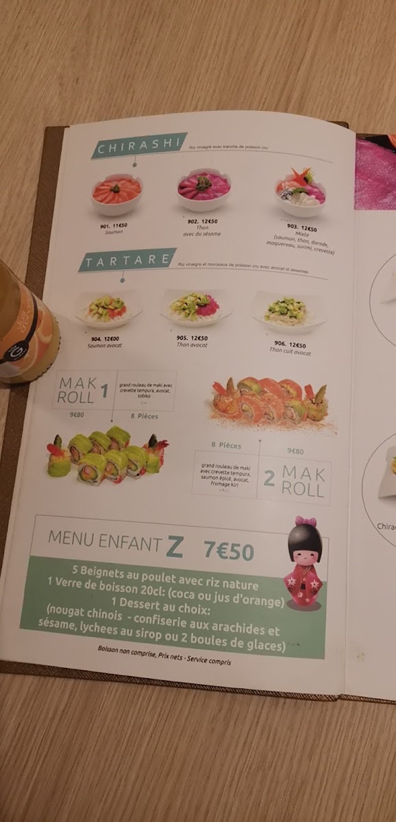 Menu Restaurant Belle D ' Asie-5