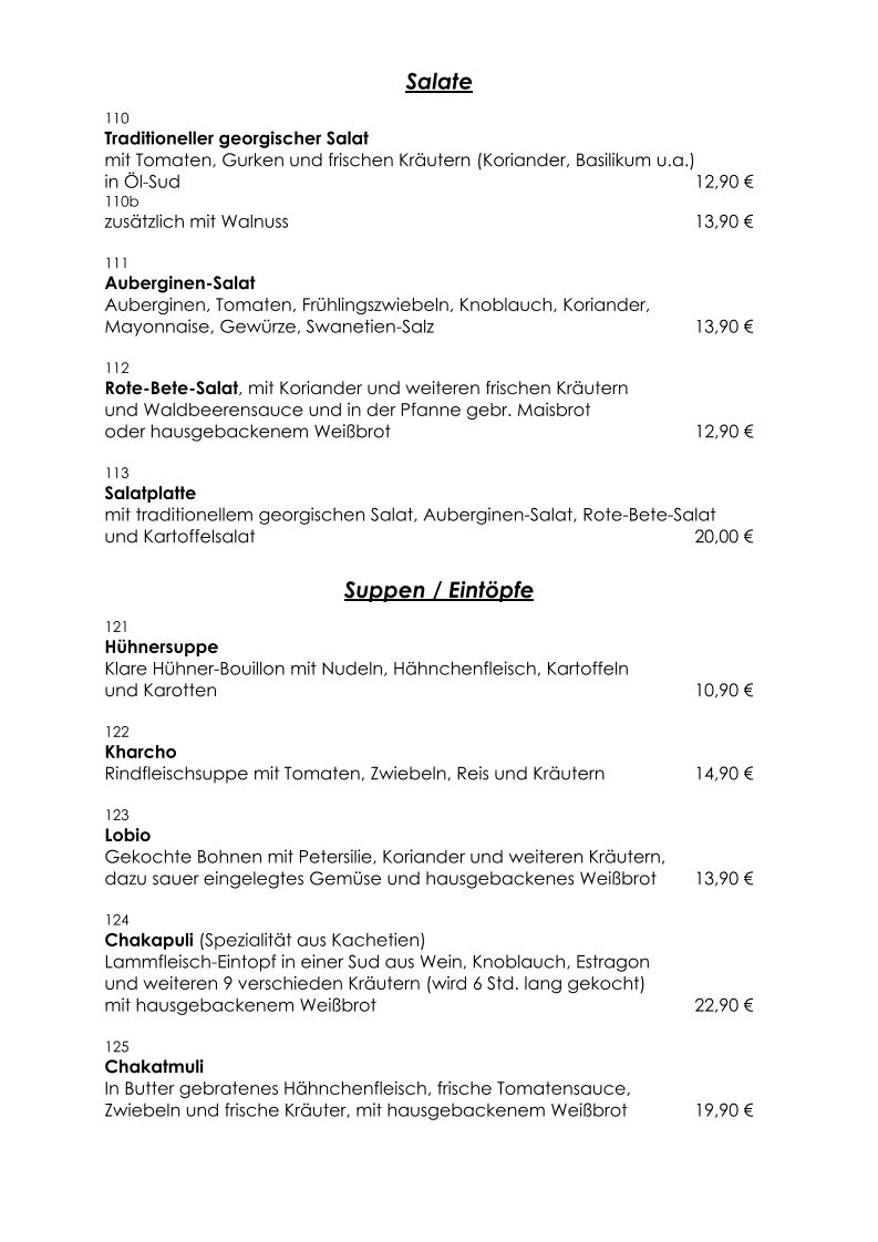 Menu Restaurant & Bistro Kaukasia-3