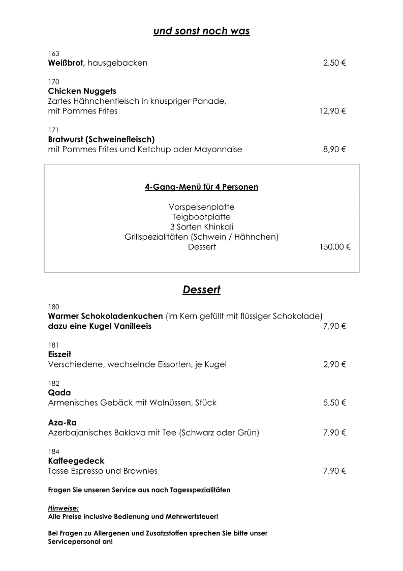 Menu Restaurant & Bistro Kaukasia-5