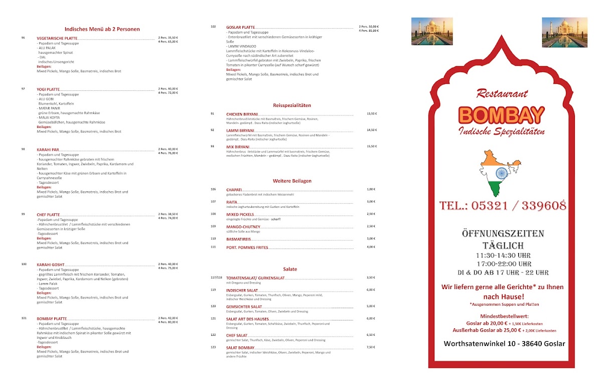 Menu Restaurant Bombay-2