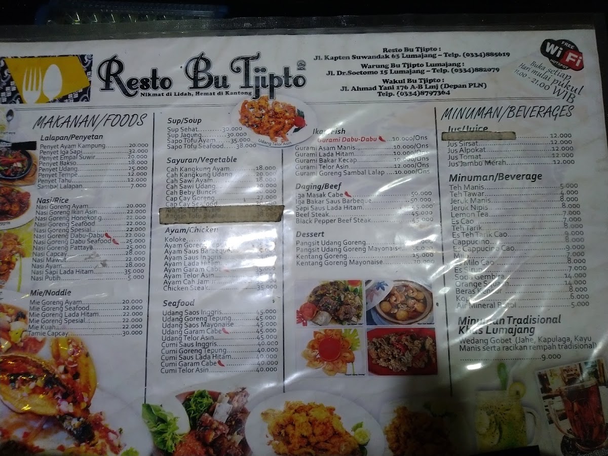 Menu Restaurant Bu Tjipto-4