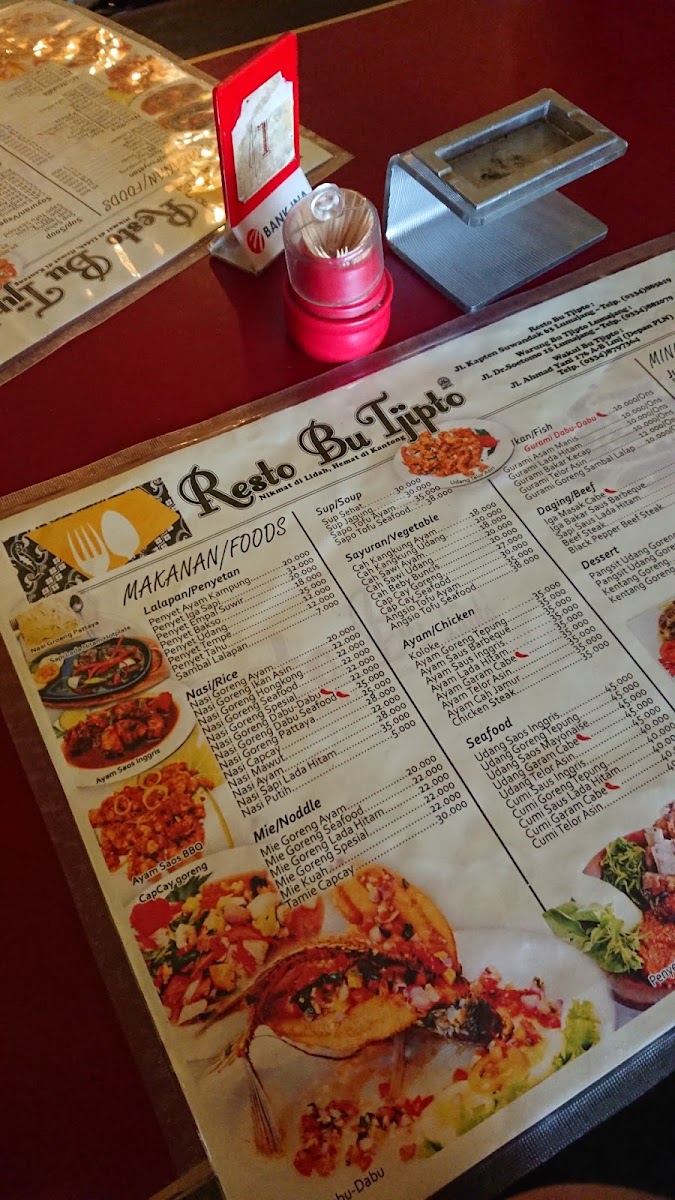 Menu Restaurant Bu Tjipto-6