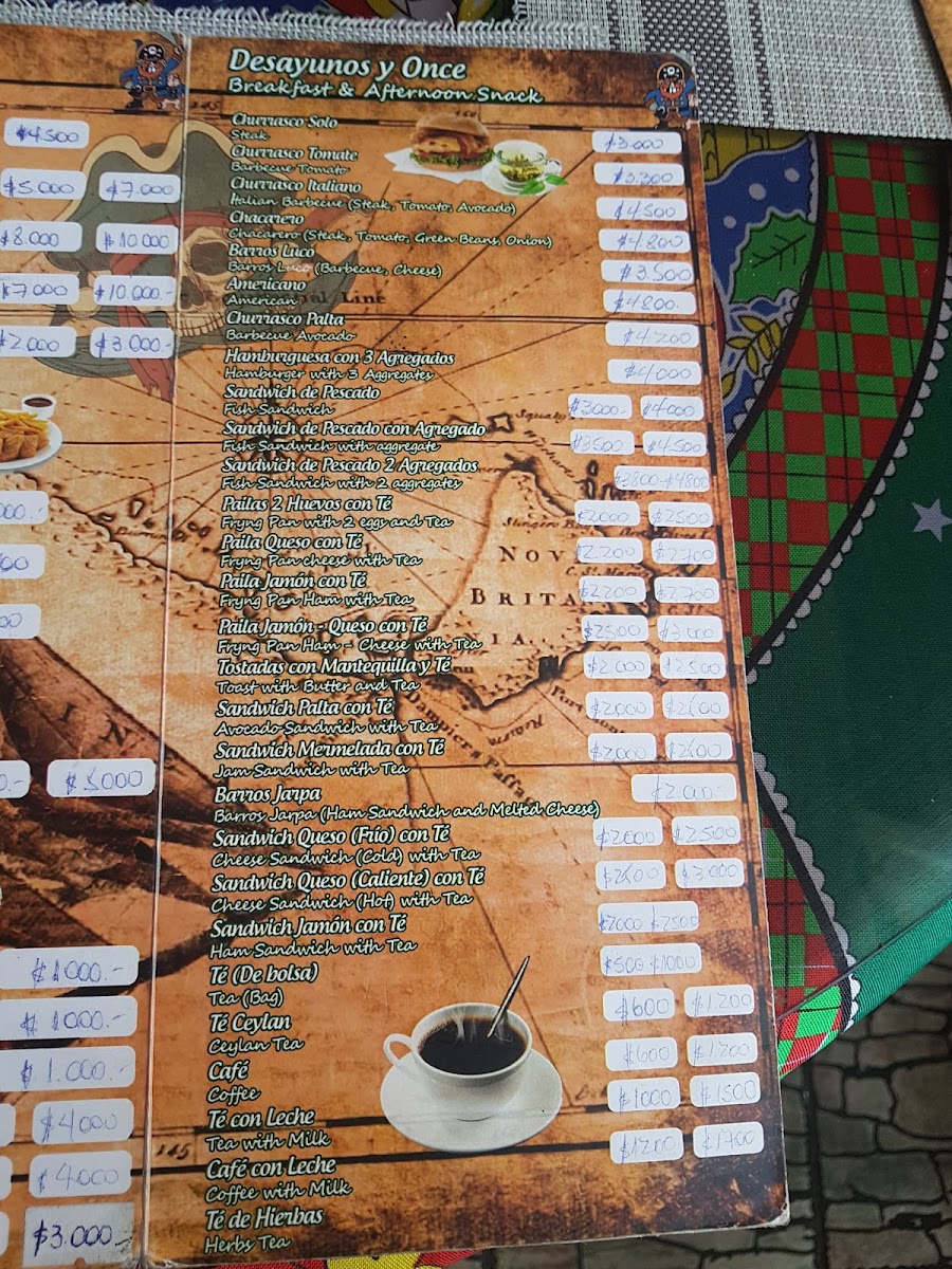 Menu Restaurant Bucaneros-1