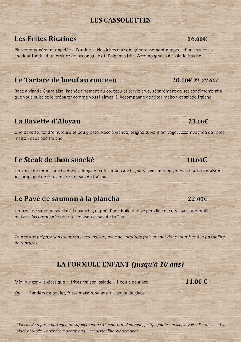 Menu Restaurant Burger Et Cassolette Carcassonne-3
