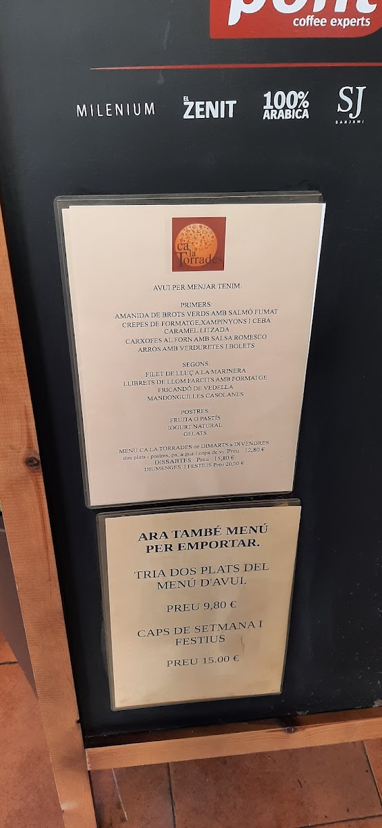 Menu Restaurant Ca La Torrades-1