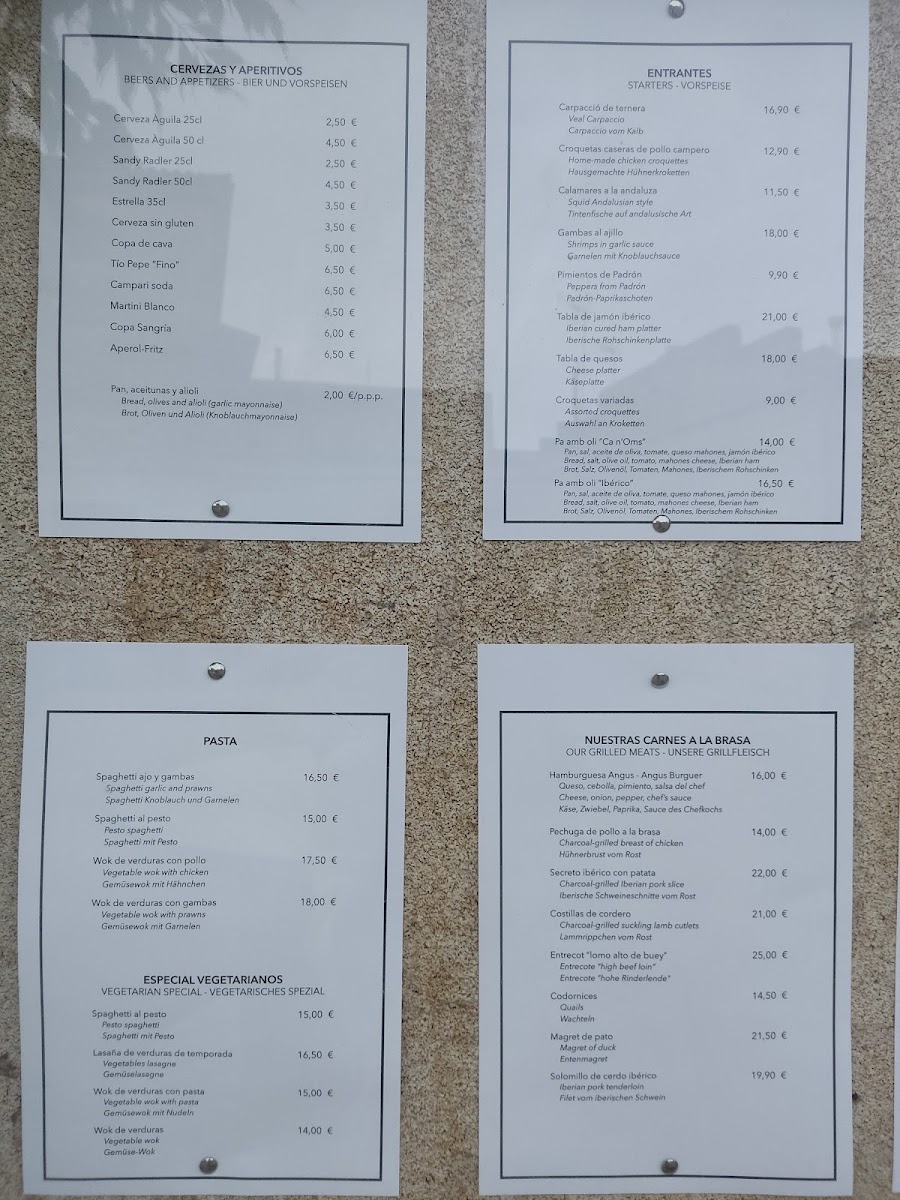 Menu Restaurant Ca N'oms-7