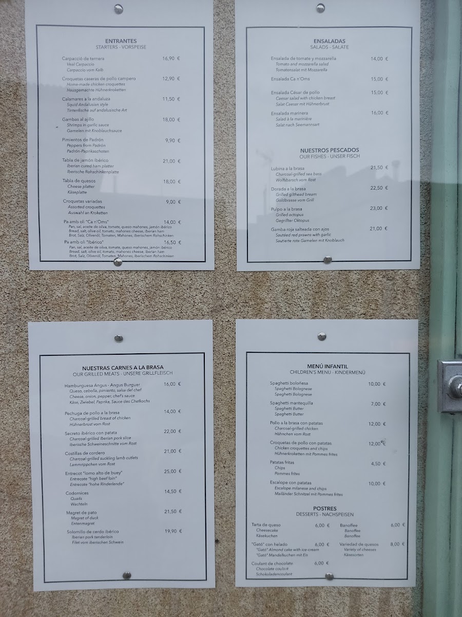 Menu Restaurant Ca N'oms-8