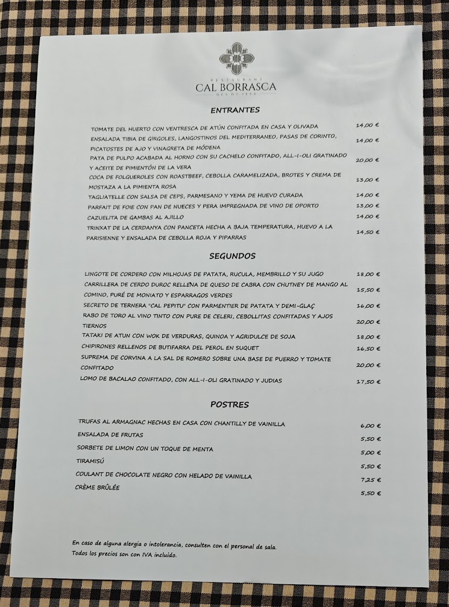 Menu Restaurant Cal Borrasca-3