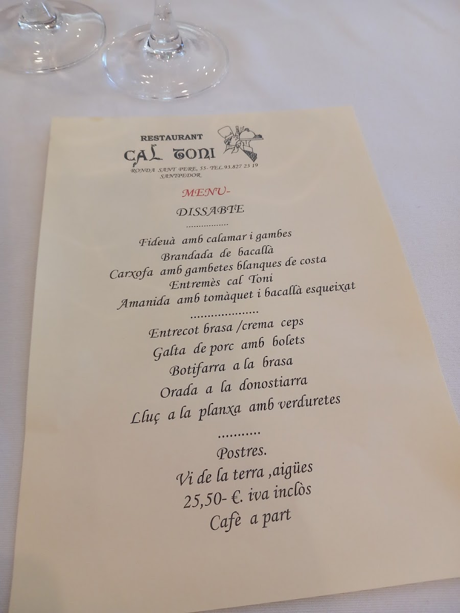Menu Restaurant Cal Toni-5