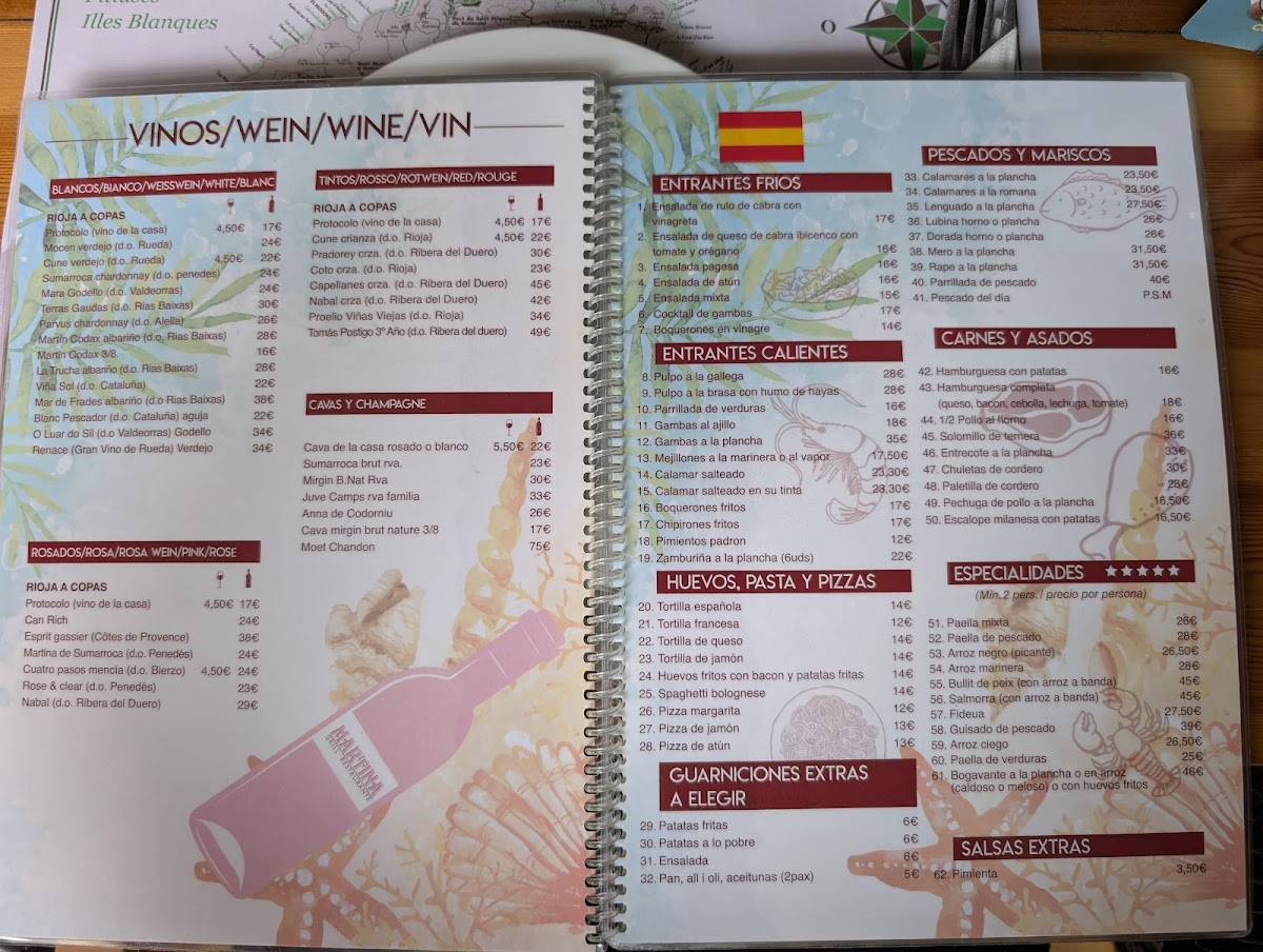 Menu Restaurant Cala Martina-1