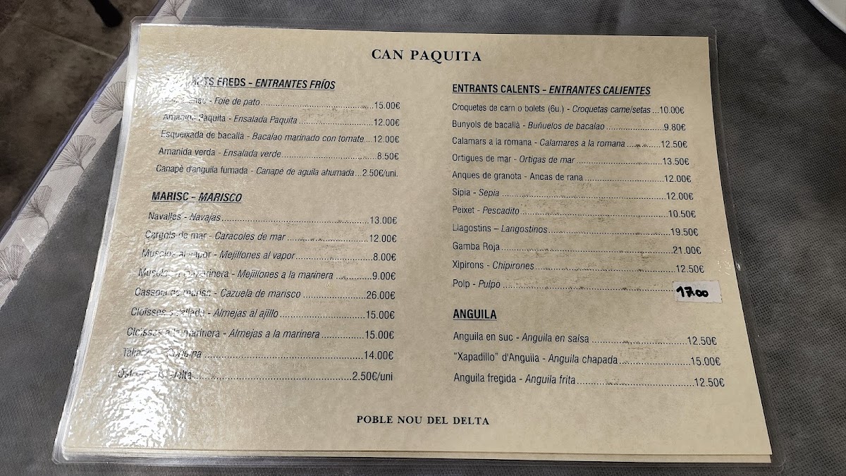 Menu Restaurant Can Paquita-10