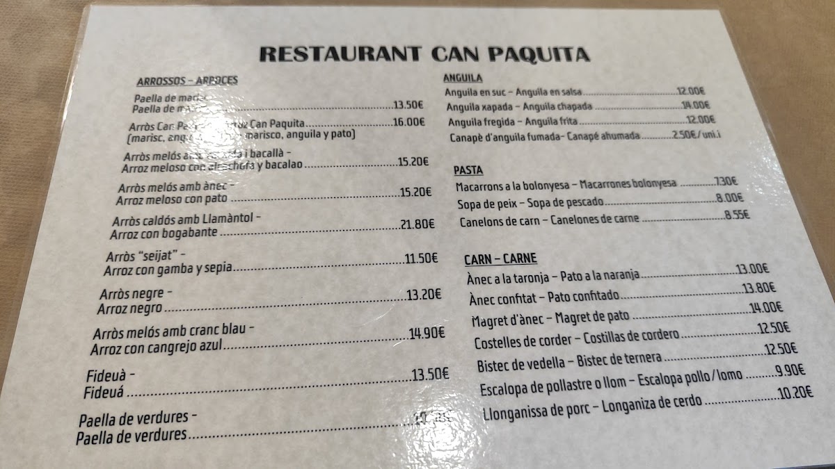 Menu Restaurant Can Paquita-6