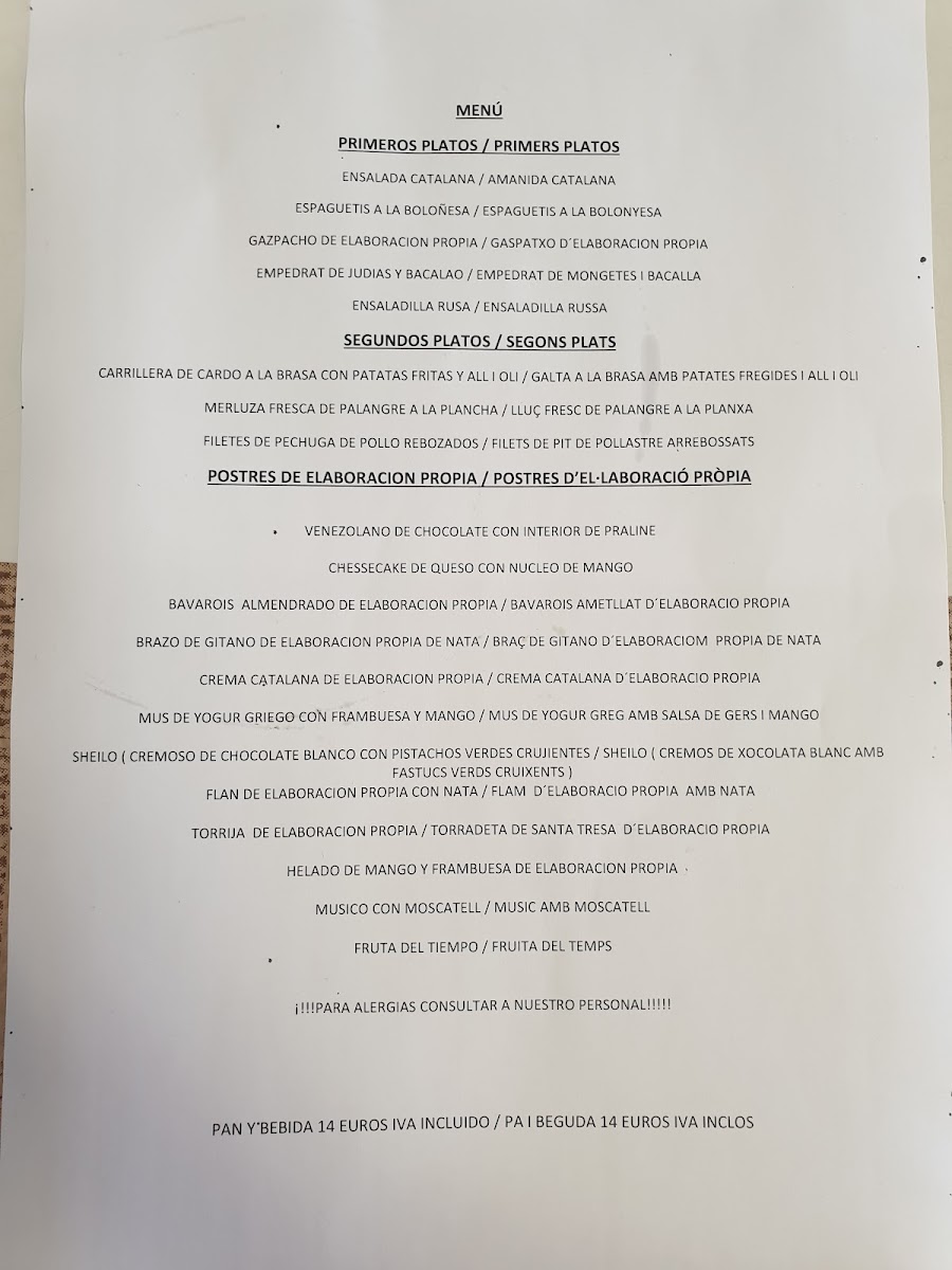 Menu Restaurant Can Rajoler-2
