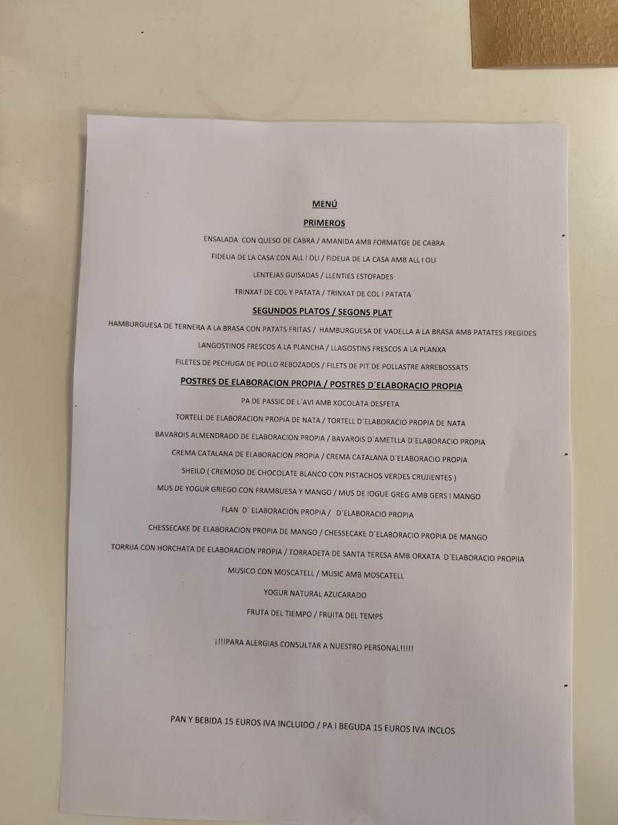 Menu Restaurant Can Rajoler-5