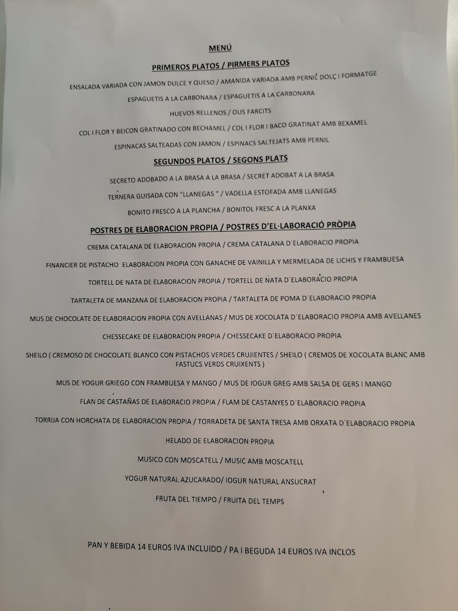 Menu Restaurant Can Rajoler-9