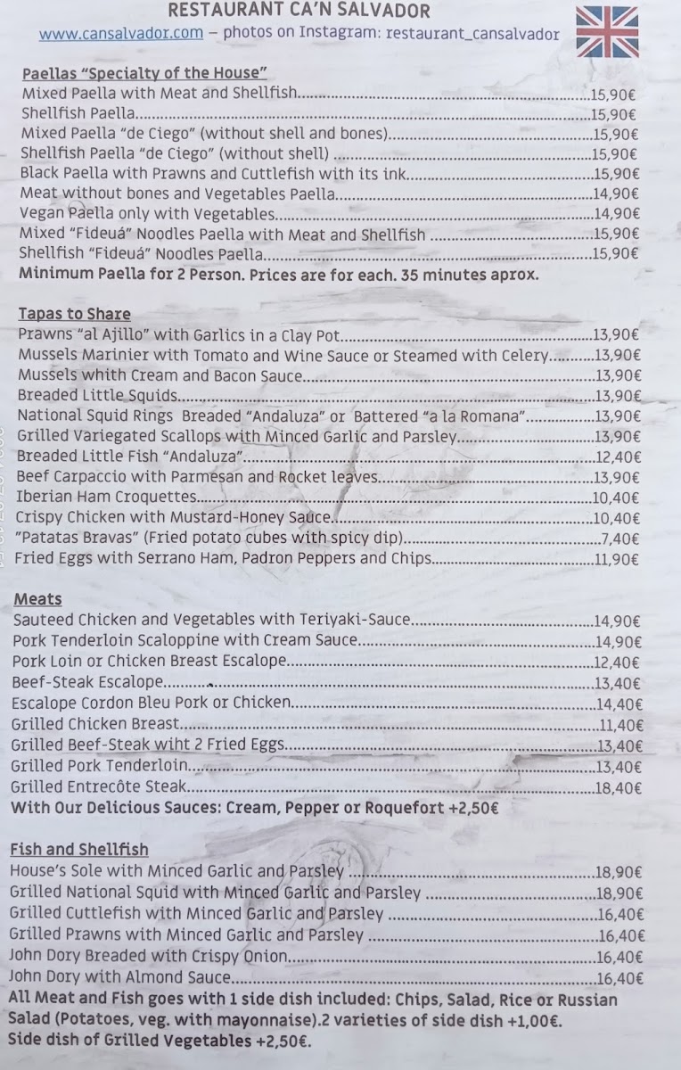 Menu Restaurant Can Salvador-3