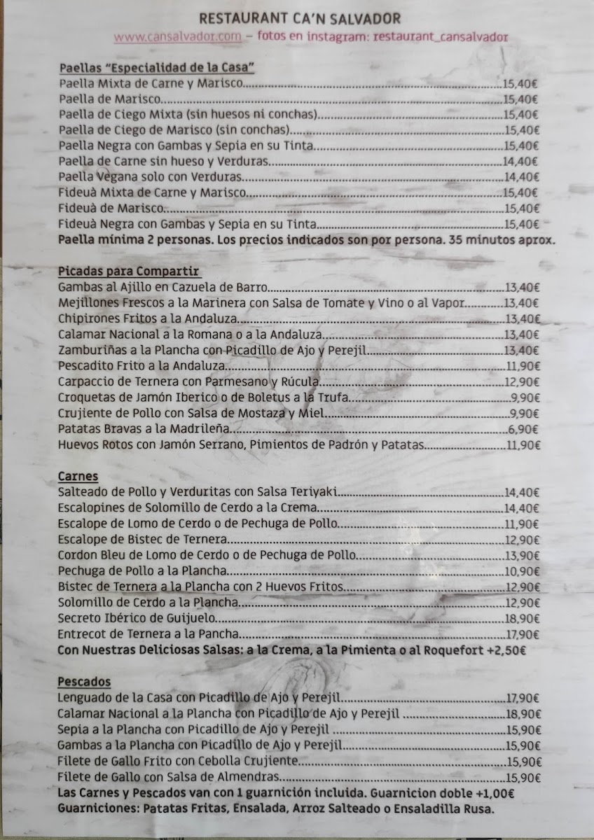 Menu Restaurant Can Salvador-9