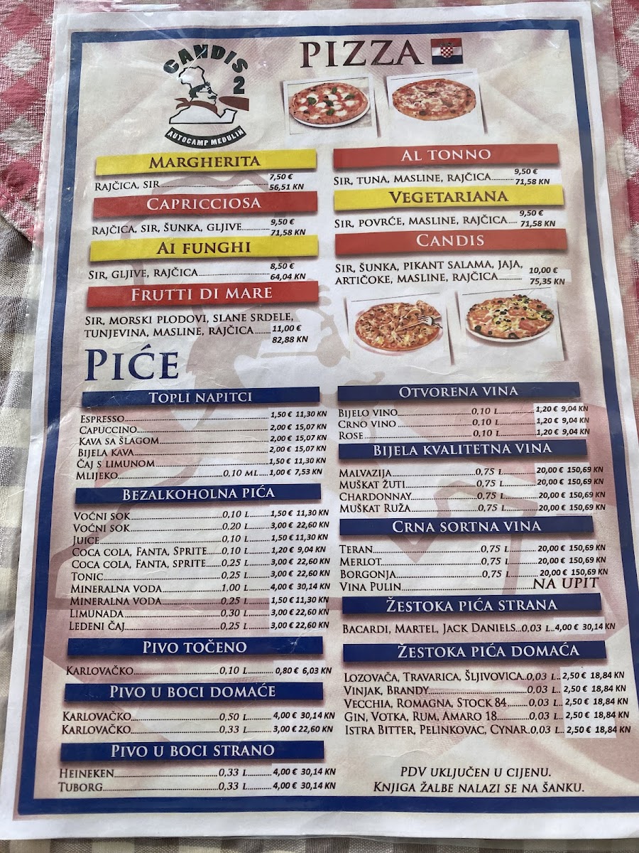 Menu Restaurant Candis 2-2