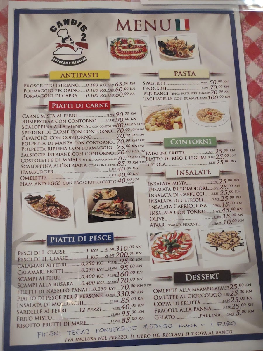 Menu Restaurant Candis 2-3