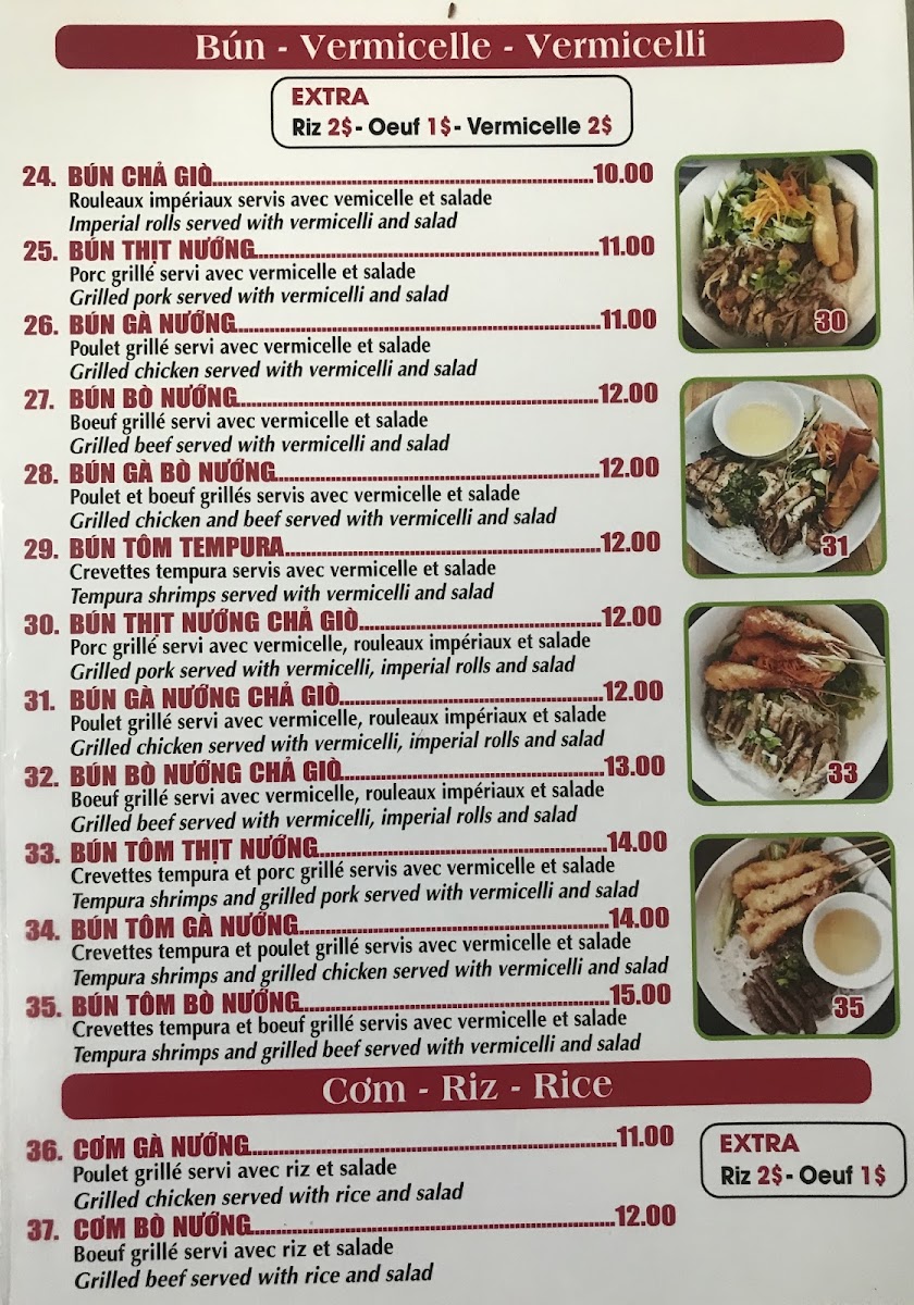Menu Restaurant Cao Dzũng-5