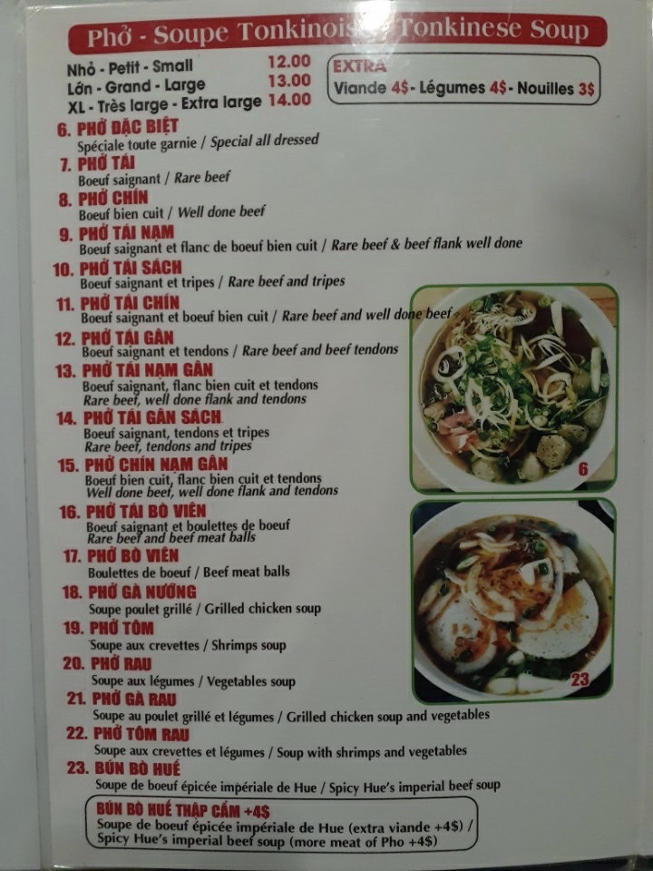 Menu Restaurant Cao Dzũng-8