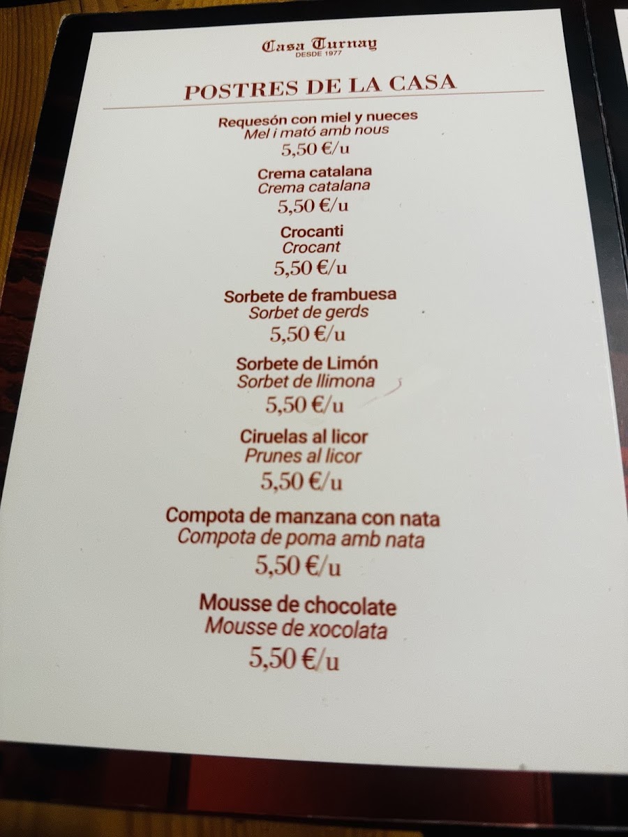 Menu Restaurant Casa Turnay-6