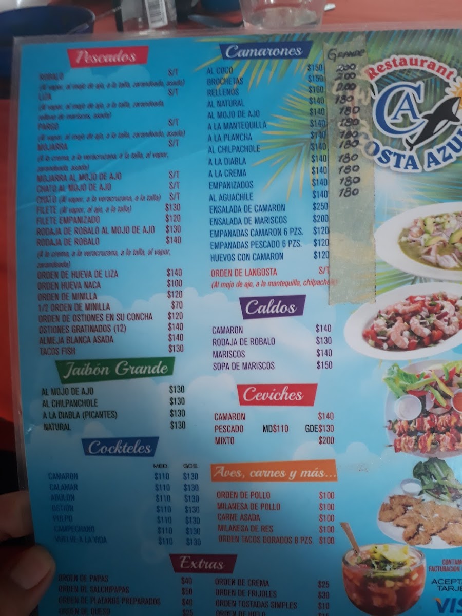 Menu Restaurant Costa Azul-4