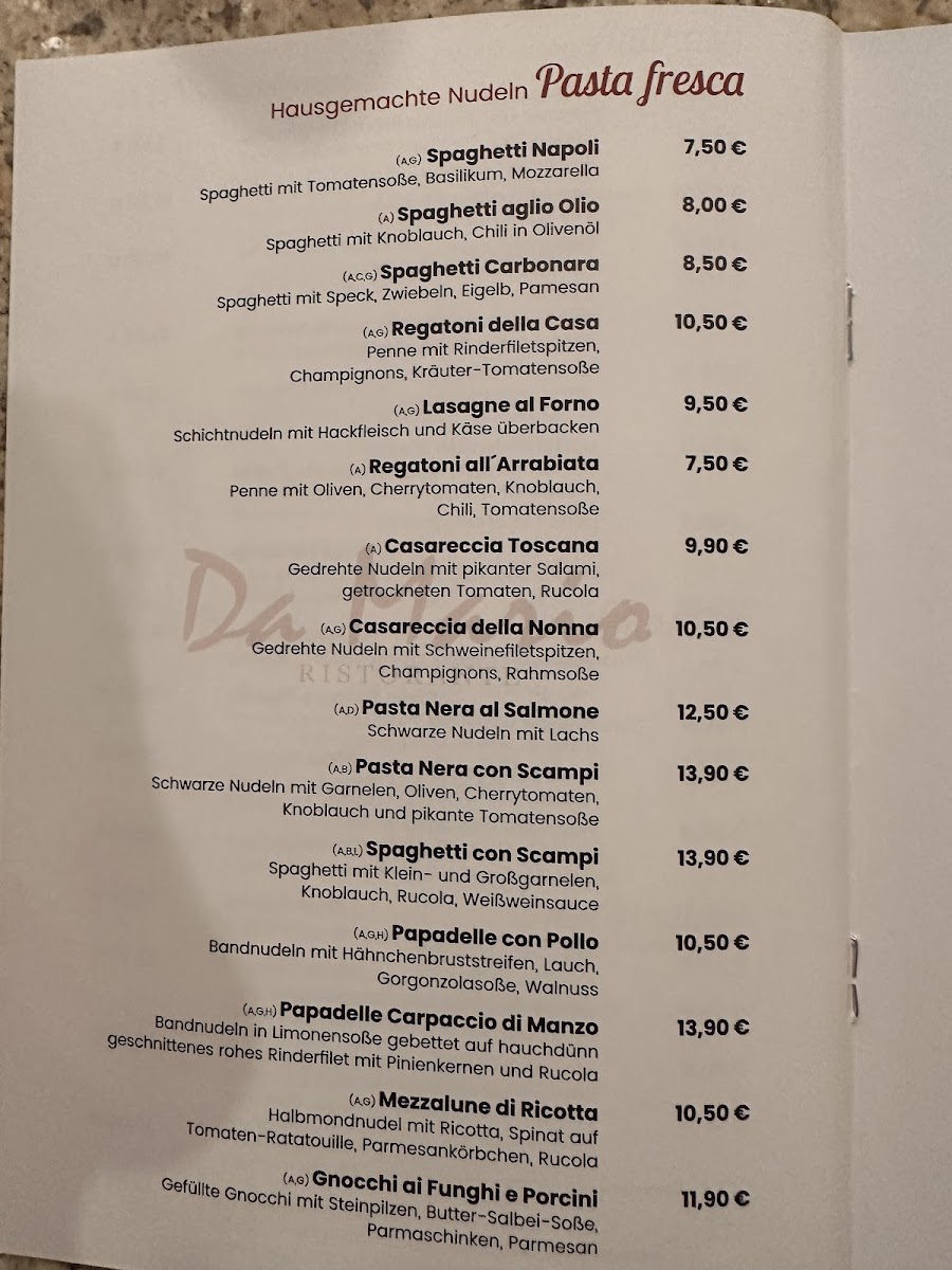Menu Restaurant Da Mario-3