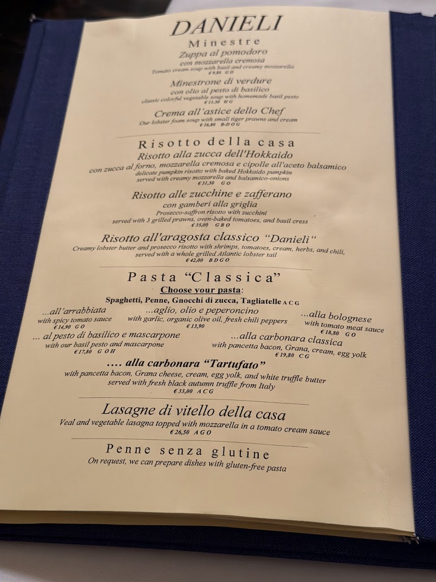 Menu Restaurant Danieli-7