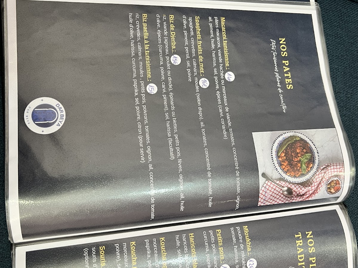 Menu Restaurant Dar Beya-6