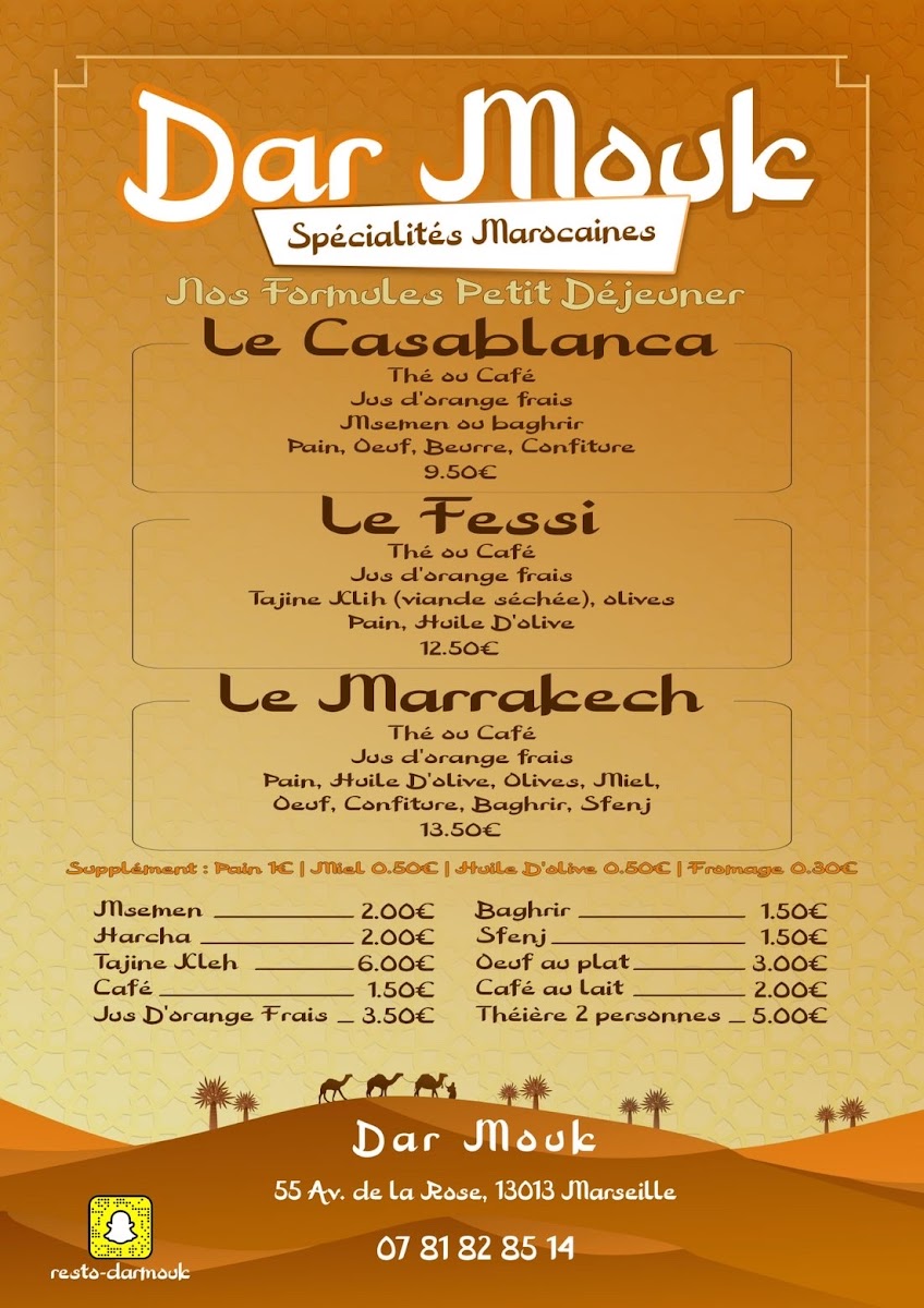 Menu Restaurant Dar Mouk-1