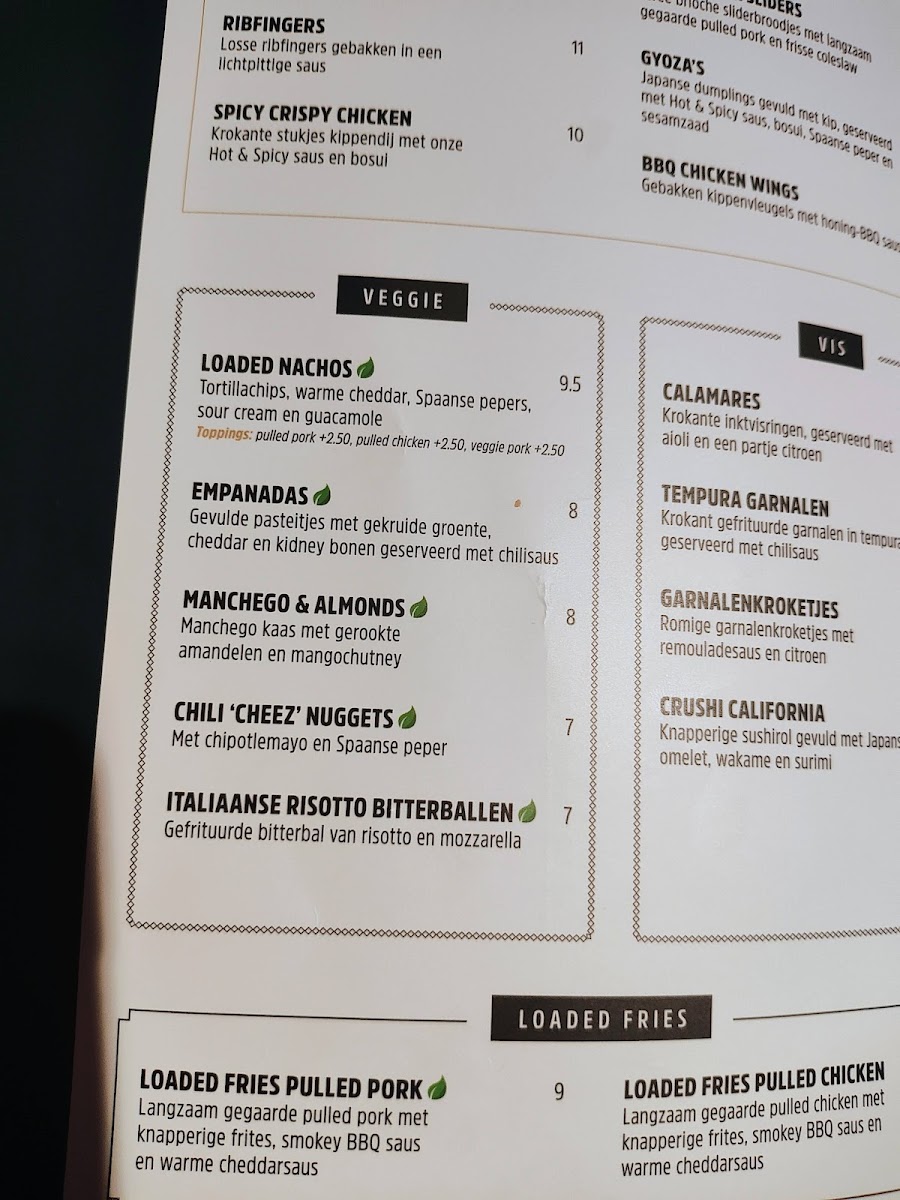 Menu Restaurant De Beren Oosterhout - Markt-4