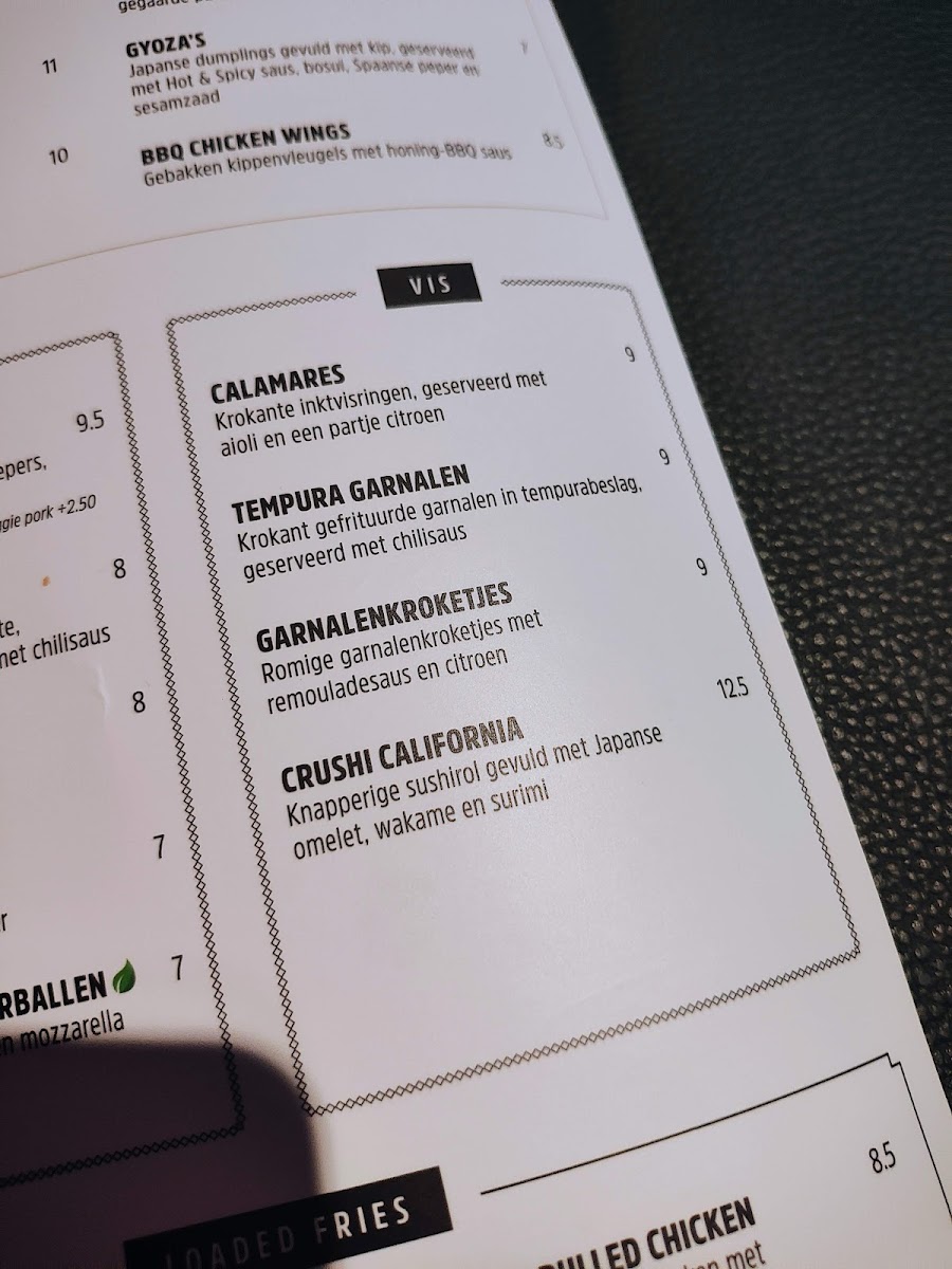 Menu Restaurant De Beren Oosterhout - Markt-9