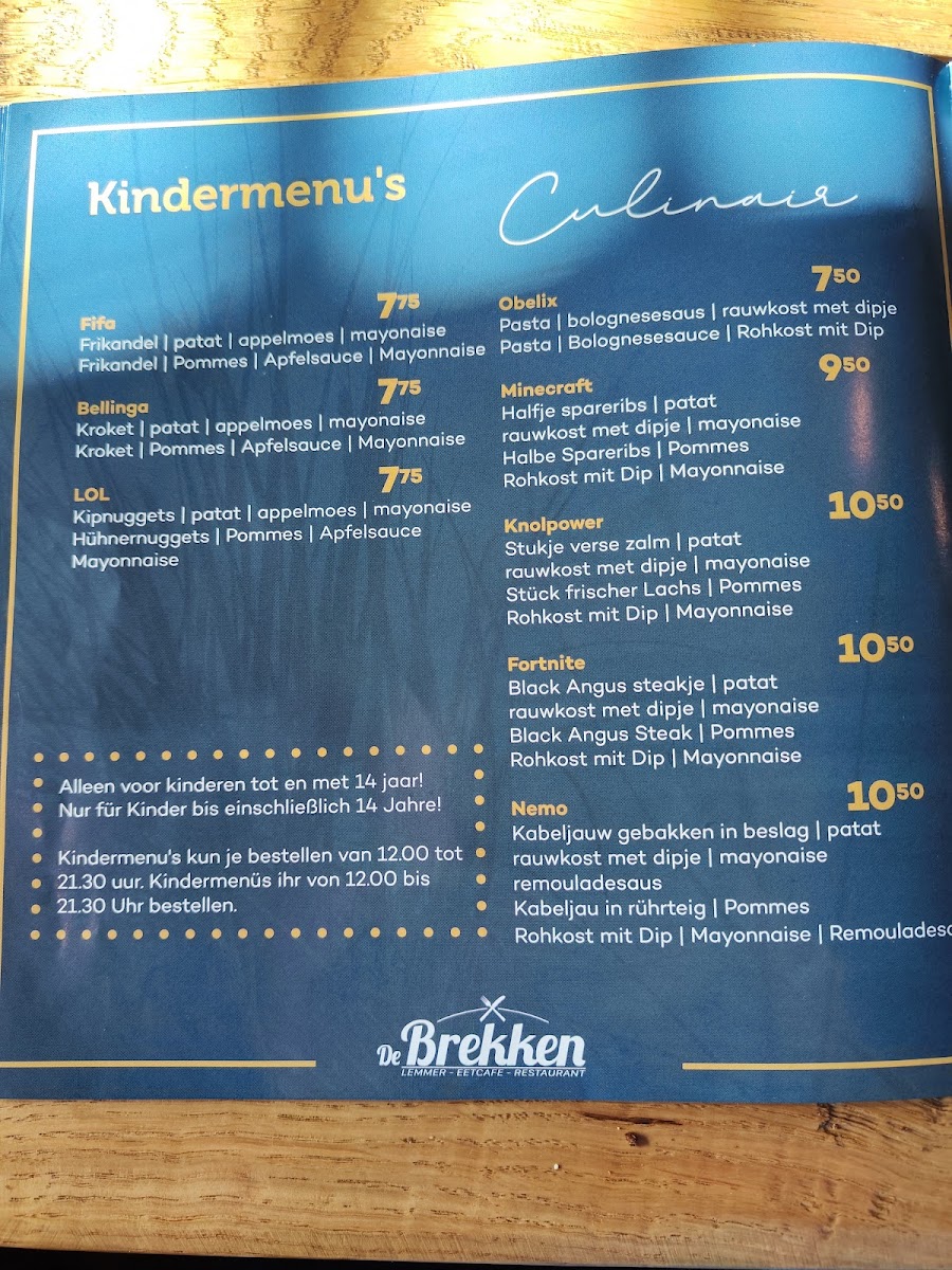 Menu Restaurant De Brekken-5