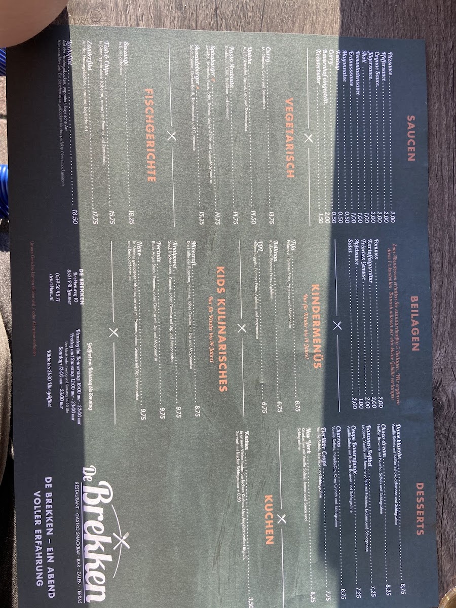 Menu Restaurant De Brekken-7