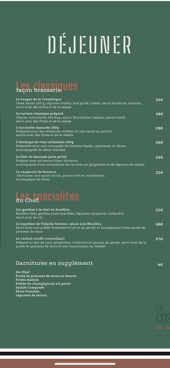 Menu Restaurant De La Cosmétique-1