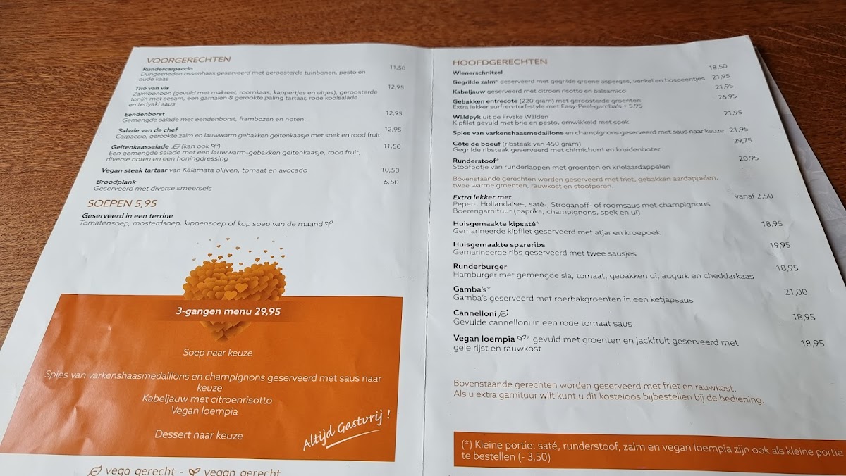 Menu Restaurant De Pleats-5