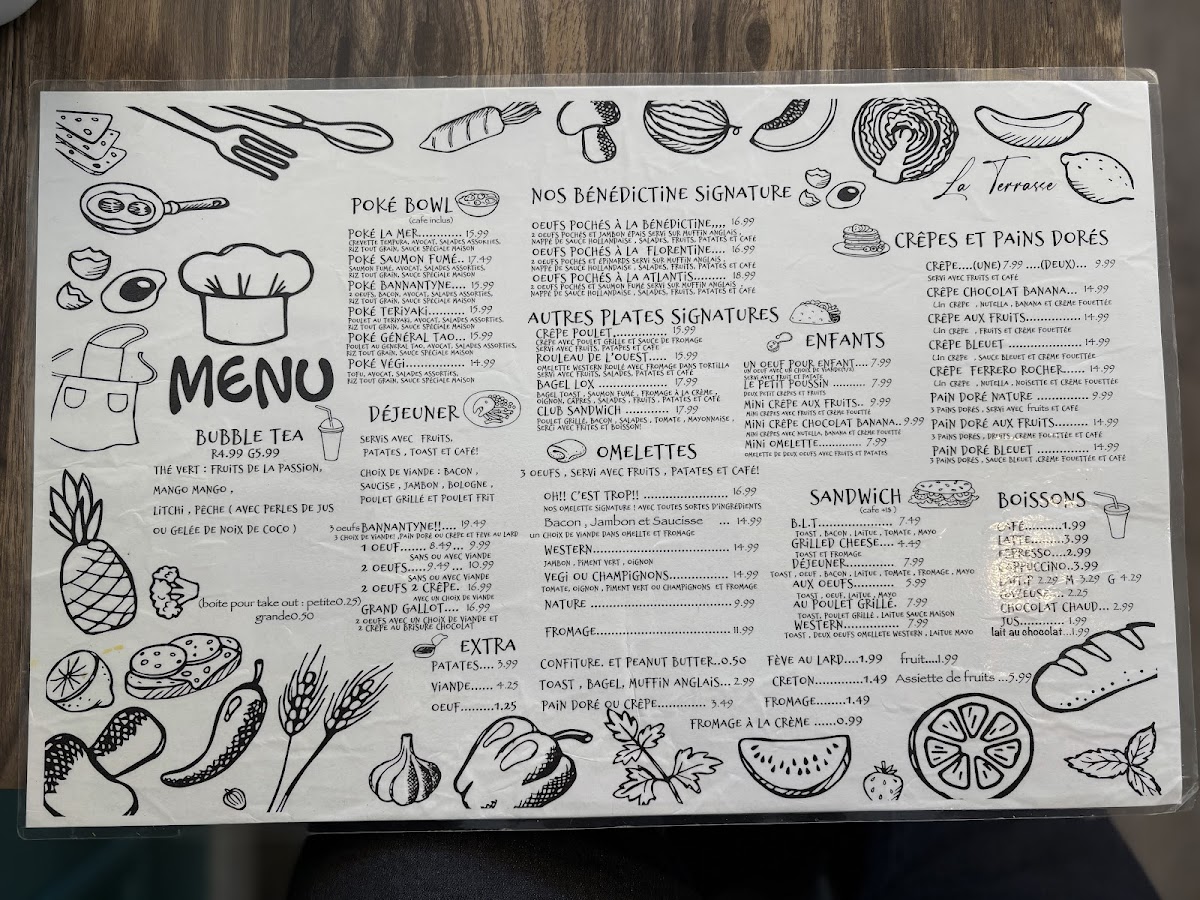 Menu Restaurant Déjeuner La Terrasse-4