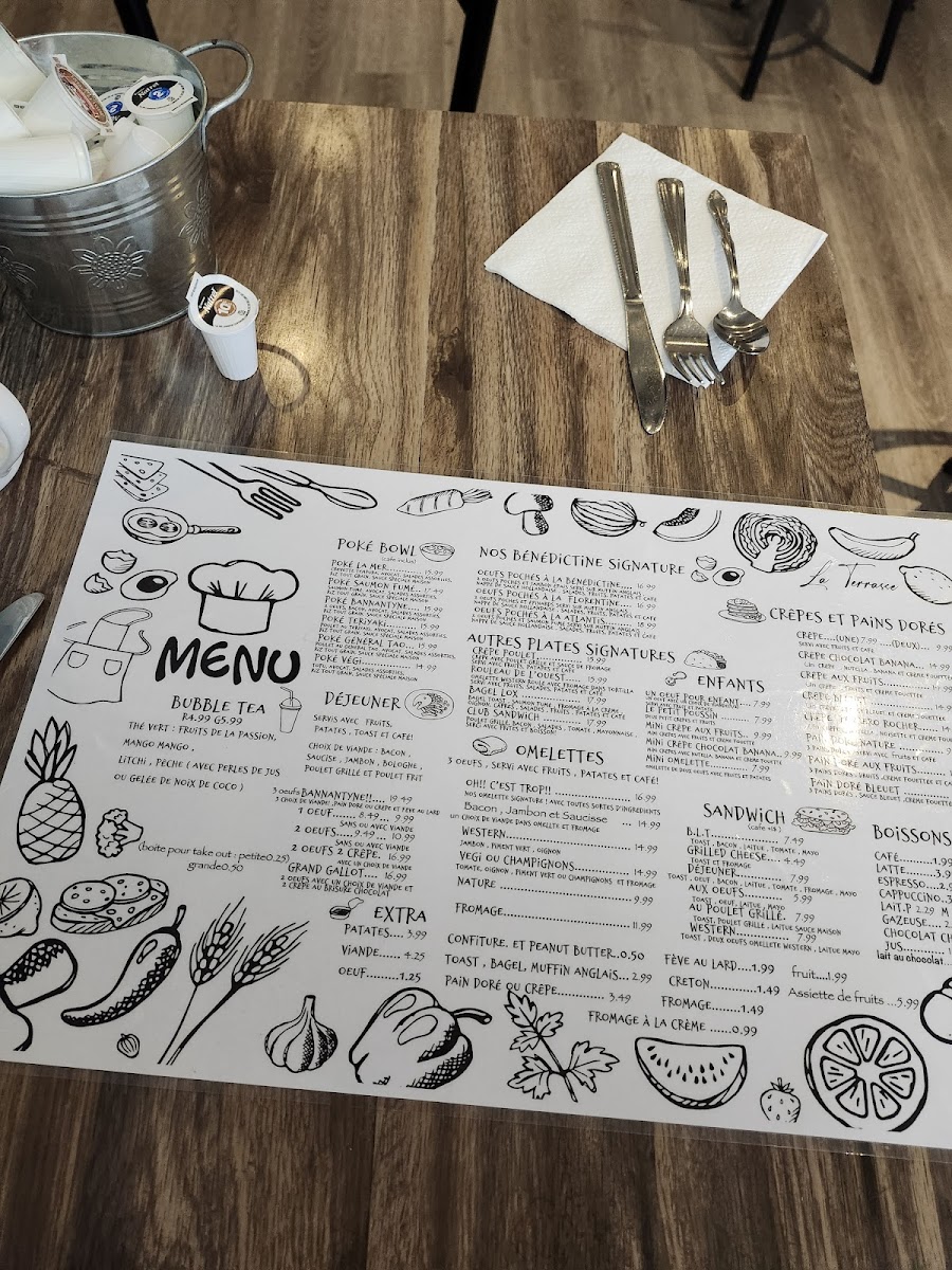 Menu Restaurant Déjeuner La Terrasse-9