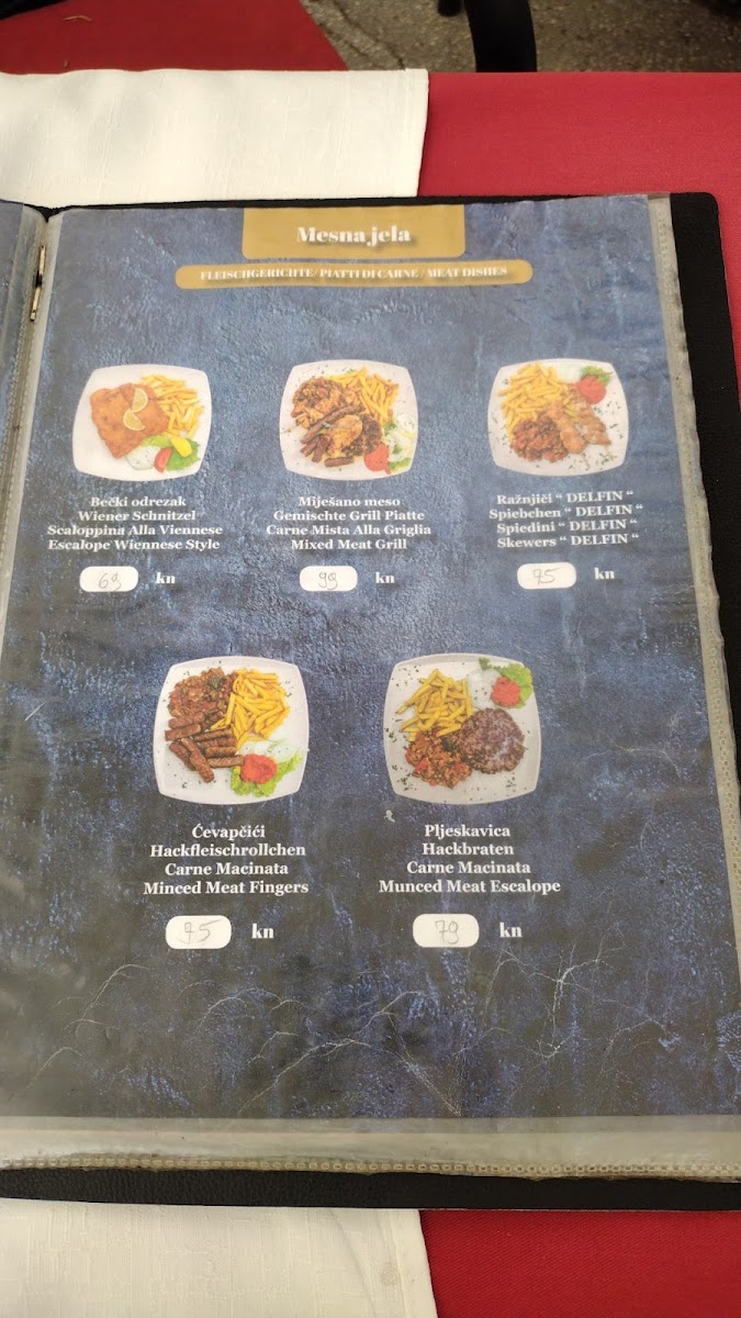 Menu Restaurant Delfin-3